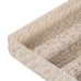 Cestello per posate Bianco Bambù Rattan 34 x 24 x 6 cm