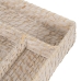 Cestello per posate Bianco Bambù Rattan 34 x 24 x 6 cm