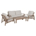 Garden furniture Beige Luonnollinen 184 x 74 x 65 cm