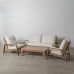 Garden furniture Beige Luonnollinen 184 x 74 x 65 cm