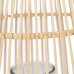 Lantern Natural Bamboo Crystal 35 x 35 x 66 cm