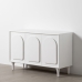 Credenza BERET Bianco Legno di abete Legno MDF 120 x 40 x 81 cm