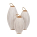 Lantern Beige Natural Bamboo Crystal 36 x 36 x 56 cm