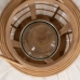 Lantern Beige Natural Bamboo Crystal 36 x 36 x 56 cm