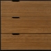 Cómoda ORLEANS Preto Natural Ferro Madeira MDF 104 x 40 x 81,5 cm