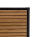 Cassettiera ORLEANS Nero Naturale Ferro Legno MDF 104 x 40 x 81,5 cm