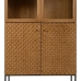 Display Standaard MARIGNI Zwart Natuurlijk Kristal Ijzer Hout MDF 84,5 x 42,5 x 198 cm