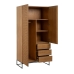 Bufete MARIGNI Melns Dabisks Dzelzs Koks MDF 98,5 x 55 x 199,5 cm