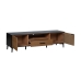 TV furniture ORLEANS Black Natural 154 x 40 x 44 cm