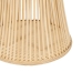 Lanterna Natural Bambu Cristal 20 x 20 x 50 cm