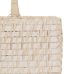 Cestello per posate Bianco Bambù Rattan 19 x 19 x 27 cm