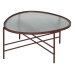 Table Basse Tuile Verre Fer 78 x 68 x 37 cm