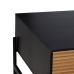 Mesa de Centro ORLEANS Preto Natural Ferro Madeira MDF 124 x 60 x 43,5 cm