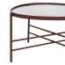 Table Basse Tuile Verre Fer 78 x 68 x 37 cm