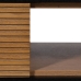 Mesa de Centro ORLEANS Preto Natural Ferro Madeira MDF 124 x 60 x 43,5 cm