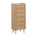 Chiffonier SAMIR Natural 40 x 30 x 104 cm