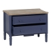 Occasional Furniture Blue Natural Fir wood MDF Wood 80 x 45 x 60 cm