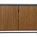 Credenza ORLEANS Nero Naturale Ferro Legno MDF 204 x 40 x 81,5 cm