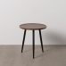 Petite Table d'Appoint Marron Noir 50 x 50 x 54 cm