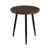 Small Side Table Brown Black 50 x 50 x 54 cm