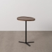 Petite Table d'Appoint Marron Noir 45 x 30 x 63 cm