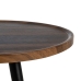 Centre Table Brown Black Iron MDF Wood 100 x 60 x 38 cm