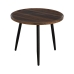 Petite Table d'Appoint Marron Noir 60 x 60 x 49,5 cm