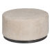 Puff Svart Beige Metall Furu Tre MDF 80 x 80 x 41 cm