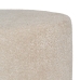 Pouf Noir Beige Métal Bois de pin Bois MDF 80 x 80 x 41 cm