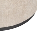 Pouf Noir Beige Métal Bois de pin Bois MDF 80 x 80 x 41 cm