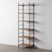 Shelves Black Beige Iron Fir wood 64 x 44 x 220 cm