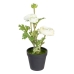 Decorative Plant Polyester Polyethylene Iron Flower 11 x 11 x 36 cm