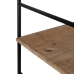 Scaffale Nero Beige Ferro Legno di abete 64 x 44 x 220 cm