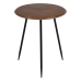 Side table LAGOM Black Beige Iron Rubber wood 50 x 50 x 60 cm