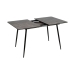 Mesa Extensible Negro Gris Hierro 120 x 80 x 75 cm