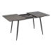 Expandable table Black Grey Iron 120 x 80 x 75 cm