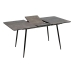 Mesa Extensible Negro Gris Hierro 120 x 80 x 75 cm