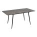 Mesa Extensível Preto Cinzento Ferro 120 x 80 x 75 cm