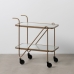 Kitchen Trolley Golden 61 x 40 x 70 cm