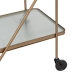 Kitchen Trolley Golden 61 x 40 x 70 cm