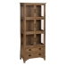 Stand Espositore Naturale Cristallo Legno di abete 72 x 39 x 175 cm