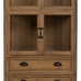 Stand Espositore Naturale Cristallo Legno di abete 72 x 39 x 175 cm