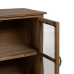 Stand Prezentare Natural Geam Lemn de brad 120 x 39 x 88,5 cm