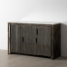 Credenza Dorato Cristallo 123 x 45 x 80 cm