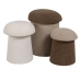 Pouf Blanc Bois MDF 35 x 35 x 42 cm