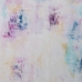 Toile Blanc Violet Abstrait 120 x 3,5 x 120 cm