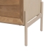 Credenza AIKO Crema Naturale Ferro Legno MDF 148 x 38 x 66 cm