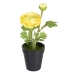 Decoratieve plant Polyester Polyethyleen Ijzer Bloem 9,5 x 9,5 x 29 cm