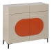 Hall de Entrada NECTO Laranja Taupe 90 x 32 x 85,5 cm