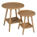 Table d'appoint Beige Rotin 60 x 60 x 71 cm